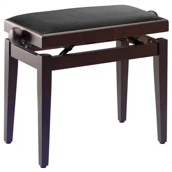 Affaire À Saisir DISCONTINUE Stagg PB39 WNDM VBK - Banquette de Piano Noyer foncé assise noir