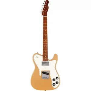 MADE IN JAPAN HYBRID TELECASTER CUSTOM LIMITED RUN ROASTED MAPLE NECK GOLD Super Prix