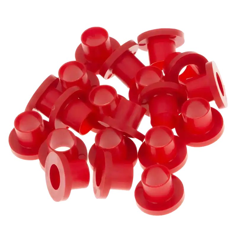 Expédition Rapide Rondelle Danmar Nylon - Red - 100Pcs