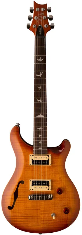 DISCONTINUE PRS SE Custom 22 Semi-hollow Vintage Sunburst 2017 Offre Spéciale