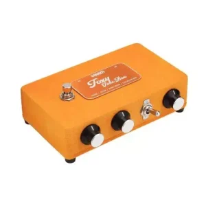 WA-FTB FOXY TONE BOX - PEDALE FUZZ POUR GUITARE AVEC SUSTAIN ET OCTAVER - FINITION VELOURS ORANGE Bon Plan