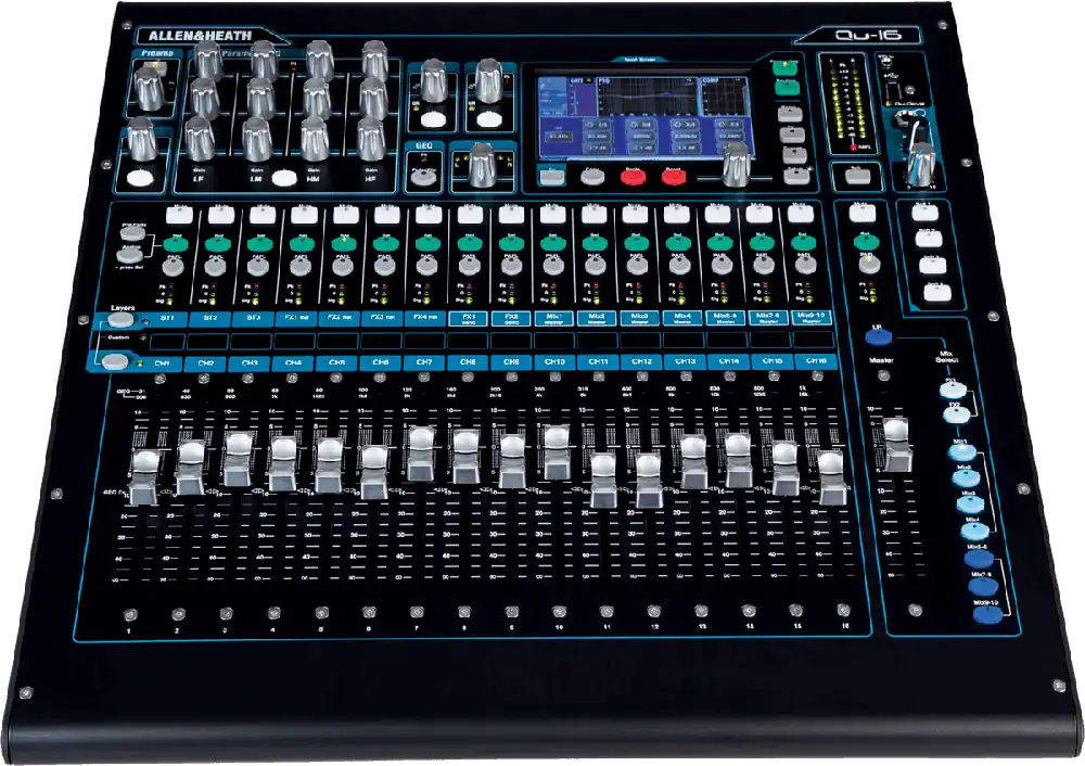 Prix Réduit Allen & Heath QU-16 - console numérique 16 entrées micro