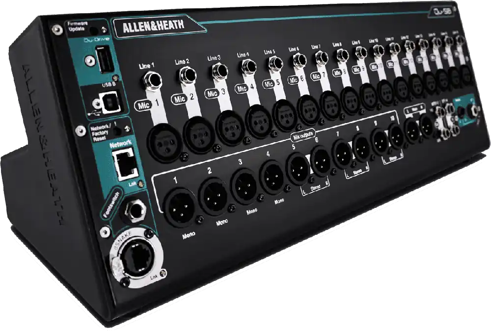 Allen & Heath QU-SB - console num portable 16 in micro / 14 out Produit De Marque