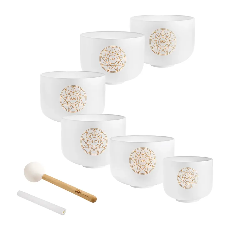 Achetez Aujourd'hui Set Bols Sonic Energy Solfeggio Crystal - 6Pcs