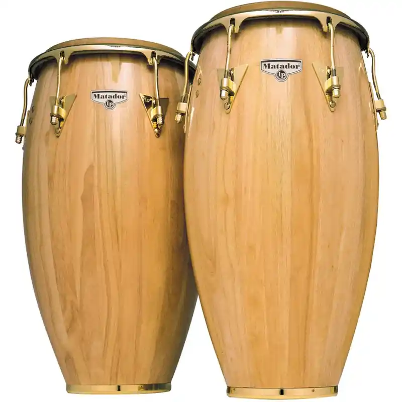 LATIN PERCUSSION SET Congas Matador Duo Conga/Tumba Natural Authentique