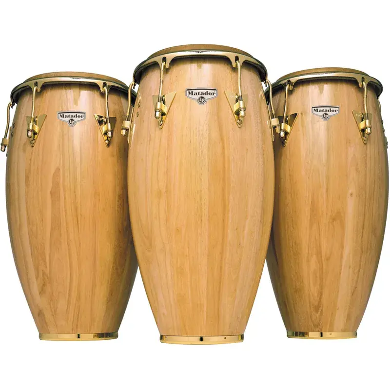 Marque LATIN PERCUSSION SET Congas Matador Trio Quinto/Conga/Tumba Natural