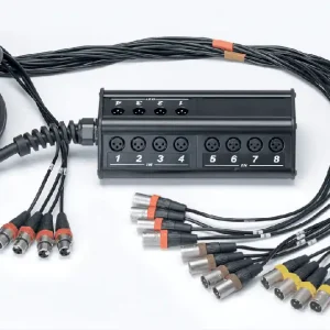 Promotion Saisonnière Cordial CYB16-4C - boitier scène 16 in 4 out câble xlr mâle 30m