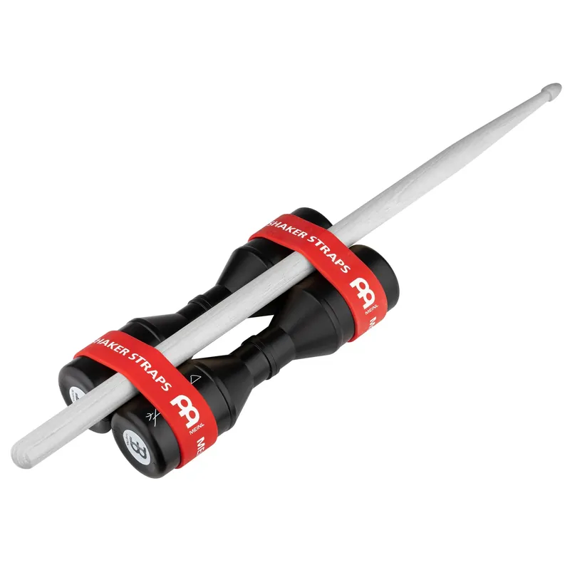 Livraison Express Shaker Meinl Luis Conte - Black + Straps