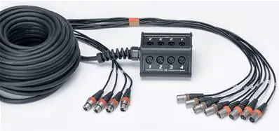 Cordial CYB8-4C15 - boitier scène 8 in 4 out câble xlr mâle 15 m Solde