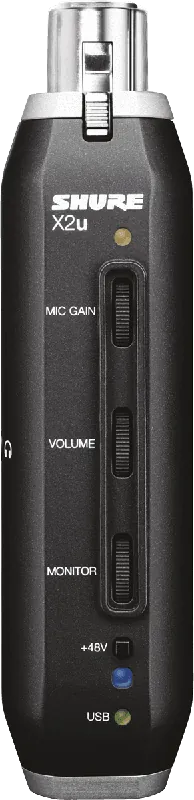 Certifié DISCONTINUE Shure X2U - Interface Audio micro XLR-USB