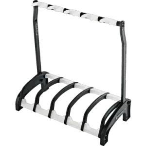 DISCONTINUE K M TKM 17525 - stand pour 5 guitares, translucide Nouvelle Collection