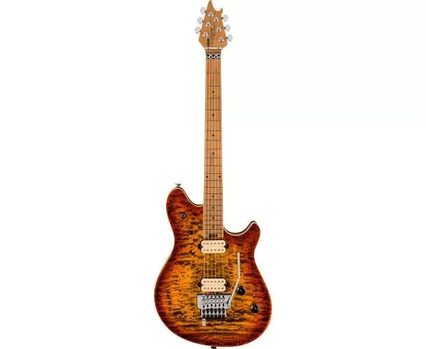 Usine Directe WOLFGANG SPECIAL QM, BAKED MAPLE FINGERBOARD TIGER EYE GLOW