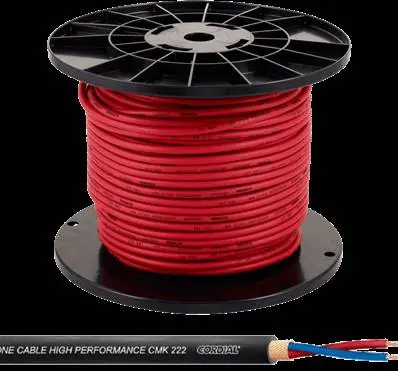 Cordial CMK222RED100 - 2x 0,22mm² rouge - 100m Bon Plan