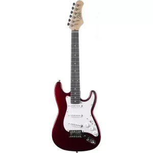 Commander Vite GUITARE ELECTRIQUE ST 100 FORMAT 3/4 TYPE STRAT CHROME RED