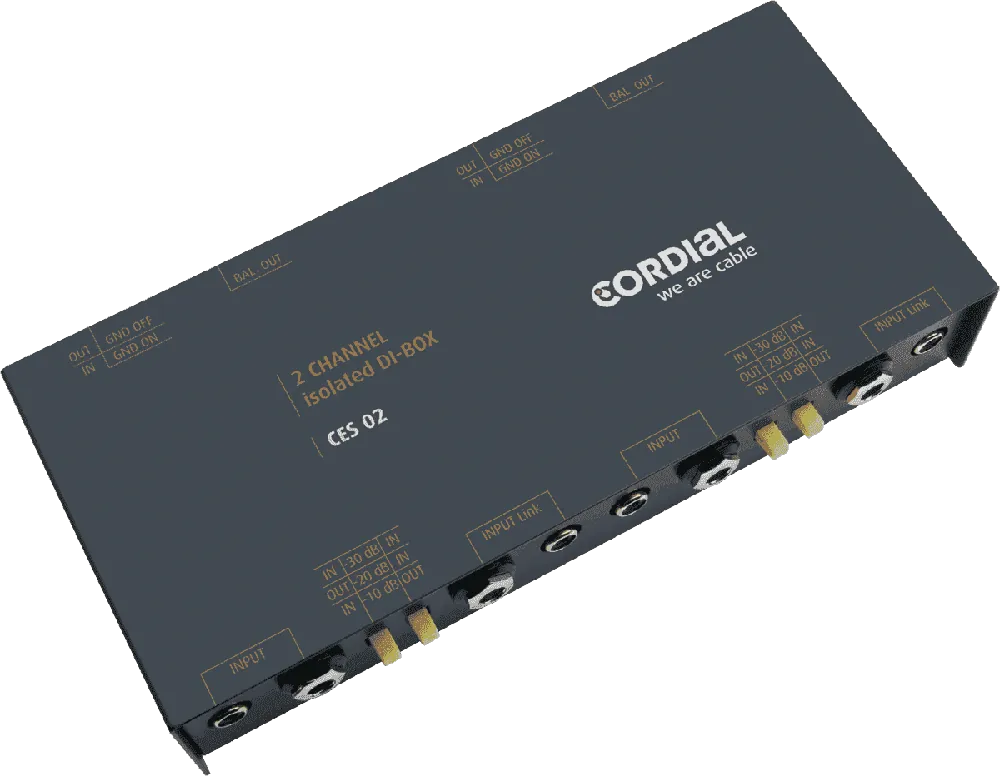 Acheter Direct Cordial CES02 - boite de direct passive stéréo 2 canaux