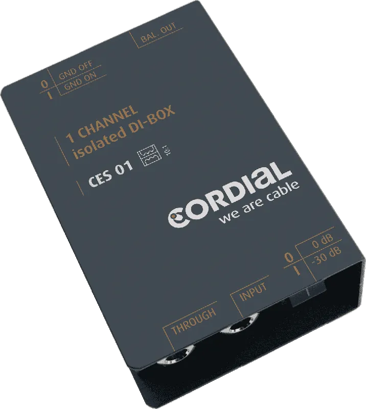 Dernière Chance Cordial CES01 - boite de direct passive 1 canal
