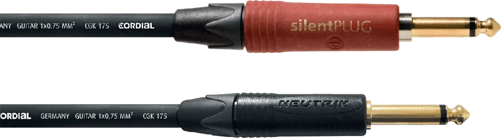 Cordial CSI6PP-SILENT - câble instr neutrik jack droit silent/j. droit 6m Acheter En Ligne