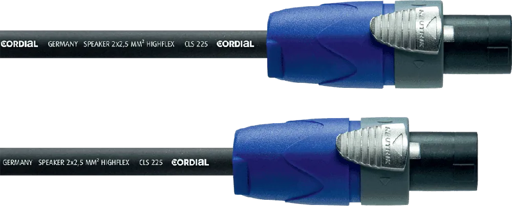 Offre Limitée Cordial CPL10LL2 - câble hp neutrik 2 points cls 225 speakon 10m