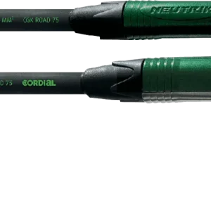 Cordial CRI3PR - câble instru neutrik 6,35mm doré droit/coudé 3 m Promotion