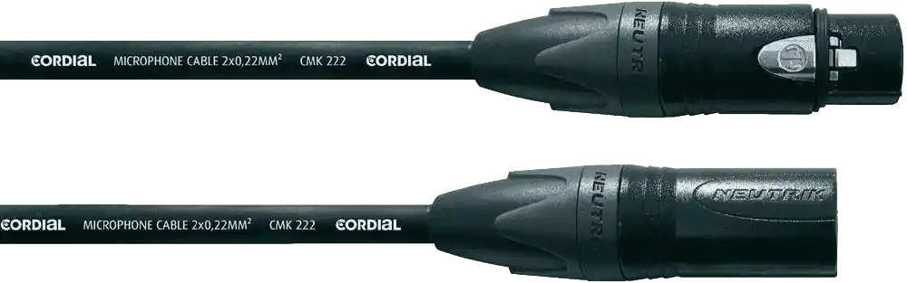 Prix Choc DISCONTINUE Cordial CEM1FM - câble micro neutrik xlr/xlr 1m