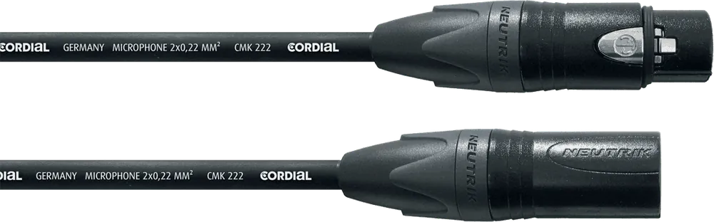 Cordial CPM7.5FM - câble micro neutrik xlr mâle/xlr f. - 7,5m Offre Exclusive
