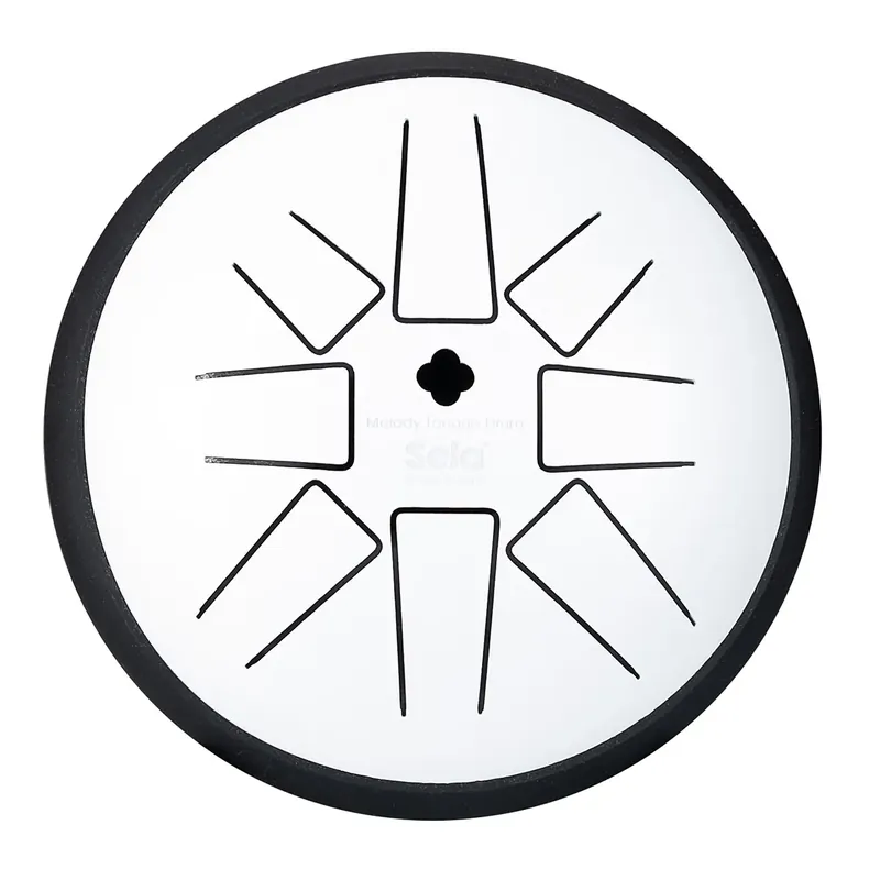 SELA Tongue Drum Melody 6" - G Min - White Expédié Aujourd'hui