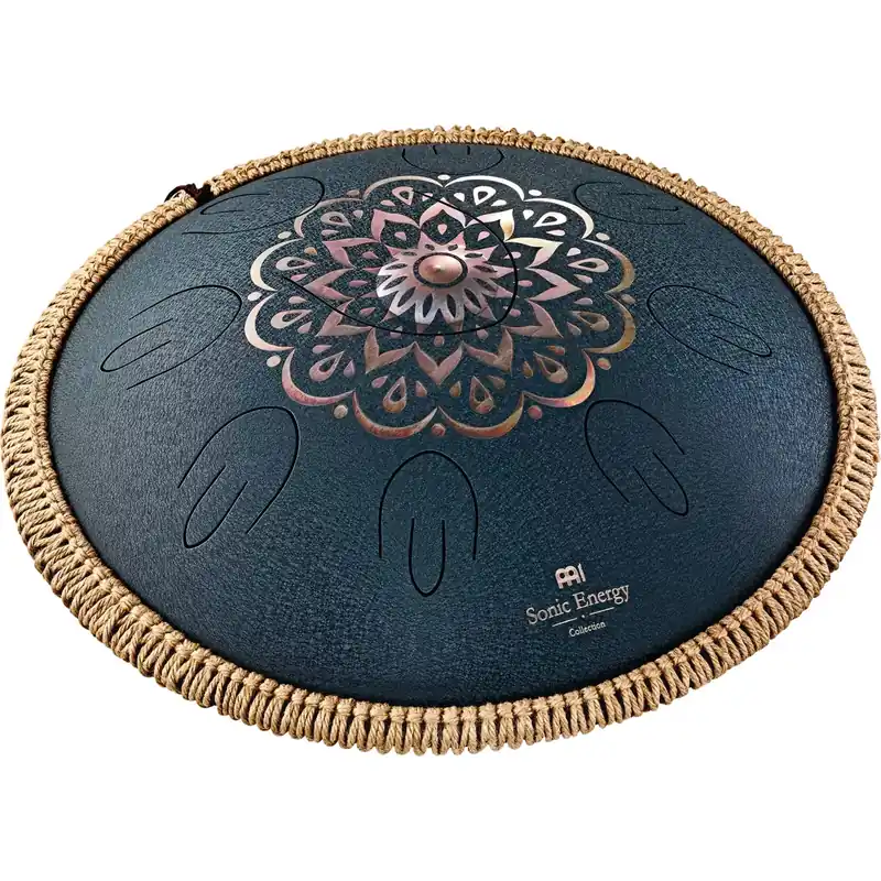 MEINL SONIC ENERGY Tongue Drum Octave Steel - Nav Blue Flor - D Amara Populaire