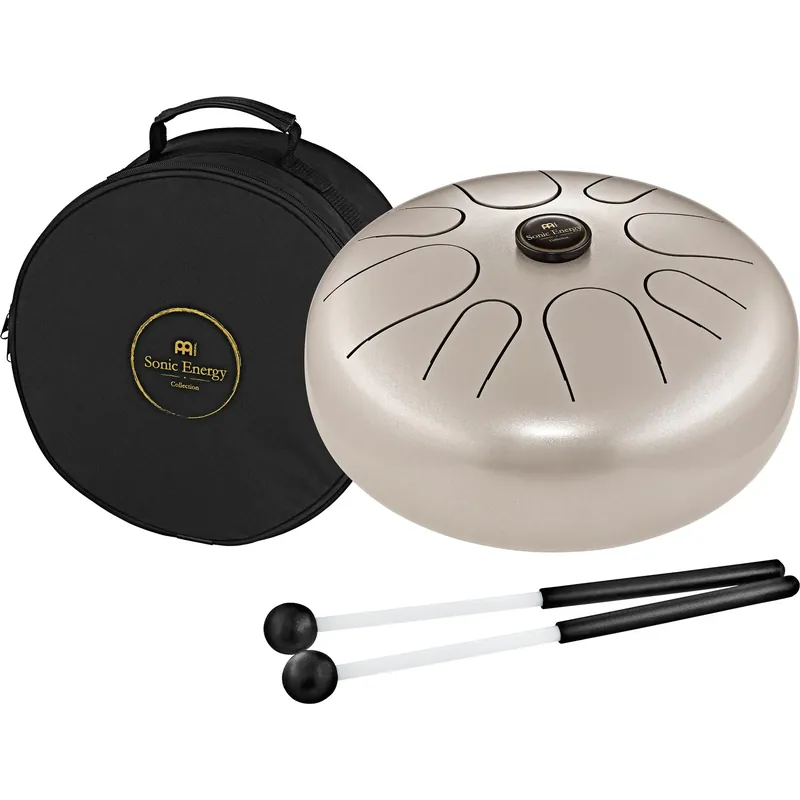 MEINL SONIC ENERGY Tongue Drum - Sol Mineur - Pearl Grey Nouvel Arrivage