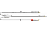 Nouvel Arrivage DISCONTINUE Cordial CFY3WCC-LONG-SNOW - mini-jack / rca - 3m y long blanc