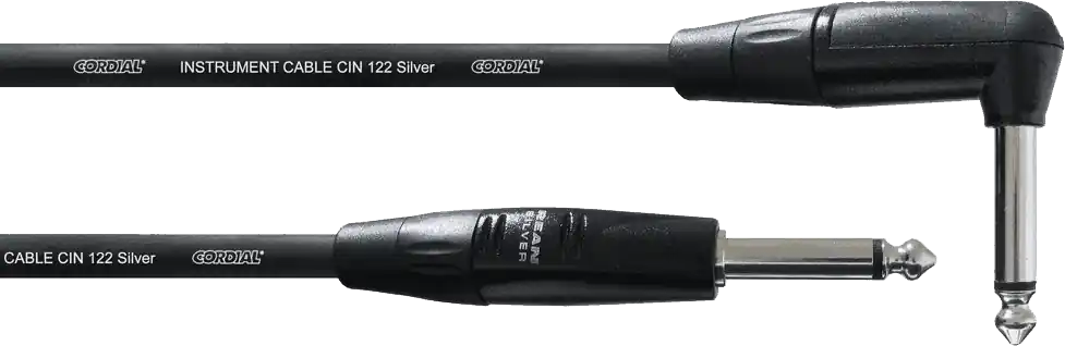 Vente Flash Cordial CII3PR - câble instru rean silver noir jack droit/coudé 3m