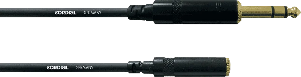 Cordial CFM3VY - câble audio sym rean jack st. m./mini-j st. f. 3m Satisfait Ou Remboursé