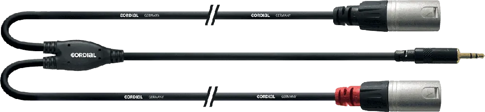 Offre Du Jour Cordial CFY3WMM-LONG - câble bretelle 3,5mm st./2x xlr m. longs 3m