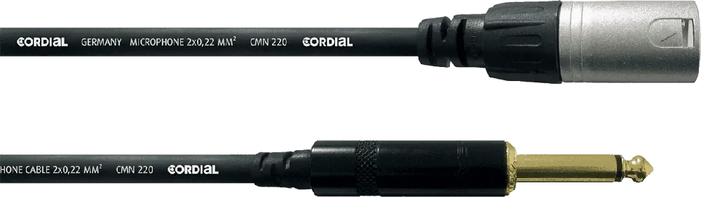 Cordial CCM5MP - câble micro rean xlr m/jack m. mono 5 m Nouvel Arrivage