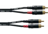 Expédition Rapide Cordial CFU0.3CC - câble audio double rean 2x 2 rca doré 0.3m