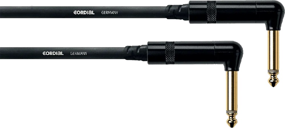 Cordial CFI0.3RR - câble instru rean 2x 6,35 coudés - 0,3 m Must-Have