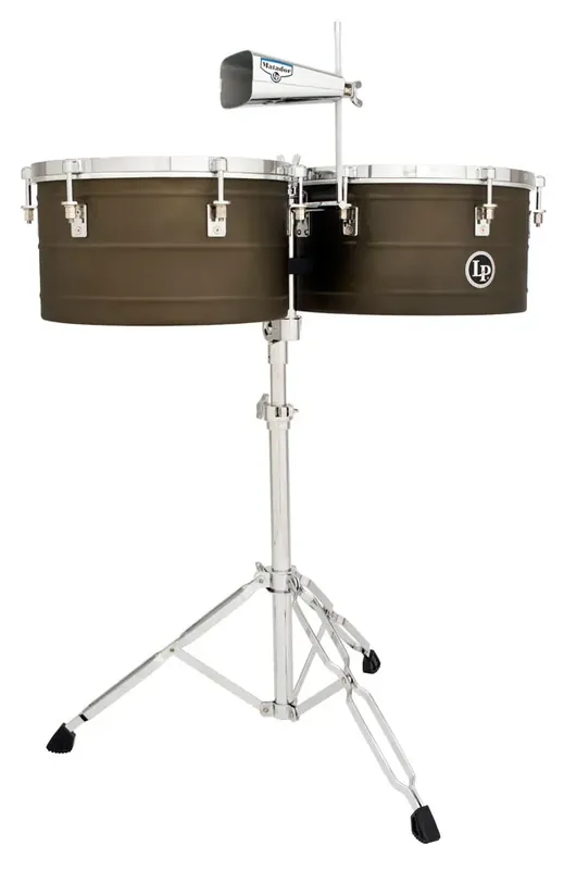 LATIN PERCUSSION LPM258 Timbales Matador 14"/15" Antique Powder Coat Nouvel Arrivage