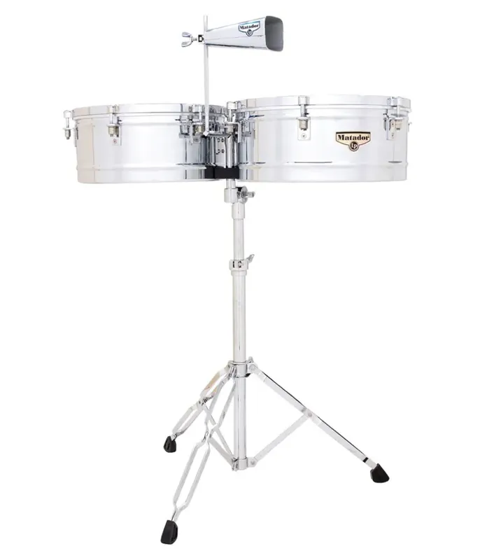 Bon Marché LATIN PERCUSSION LPM257 Timbales Matador 14"/15" Chrome