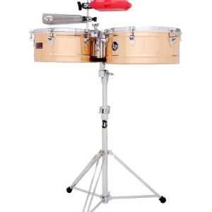 Populaire LATIN PERCUSSION LP1415B Timbales Prestige 14"/15" Laiton