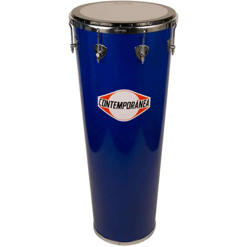 Dernière Chance Timbal Contemporanea 14" X 90Cm Bois Pro - 8 Tirants - Blue