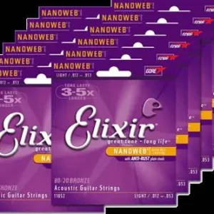 Nouveauté Elixir CEL 16053 - 50 jx bulk acc nano pb l12-53