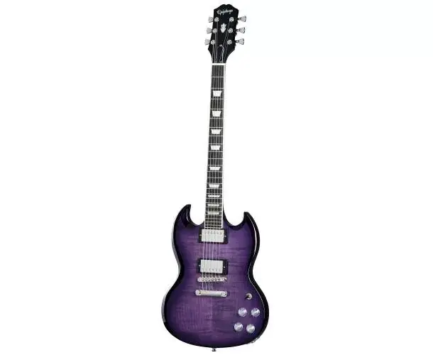 Bon Plan SG MODERN FIGURED (INCL. PREMIUM GIG BAG) PURPLE BURST