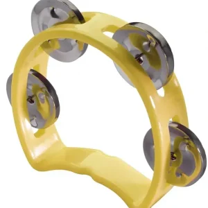 Tambourin Stagg Mini - Demi Lune - 1 Rang - Yellow Offre Limitée
