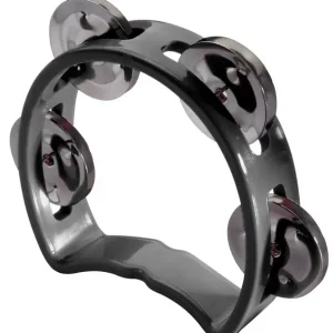 Tambourin Stagg Mini - Demi Lune - 1 Rang - Black Livraison Express