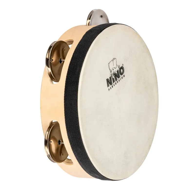Tambourin Nino 06" - 1 Rang - Peau - Natural Marque
