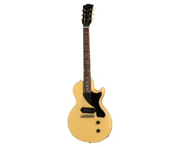 1957 LES PAUL JUNIOR SINGLE CUT REISSUE VOS TV YELLOW Retour Gratuit
