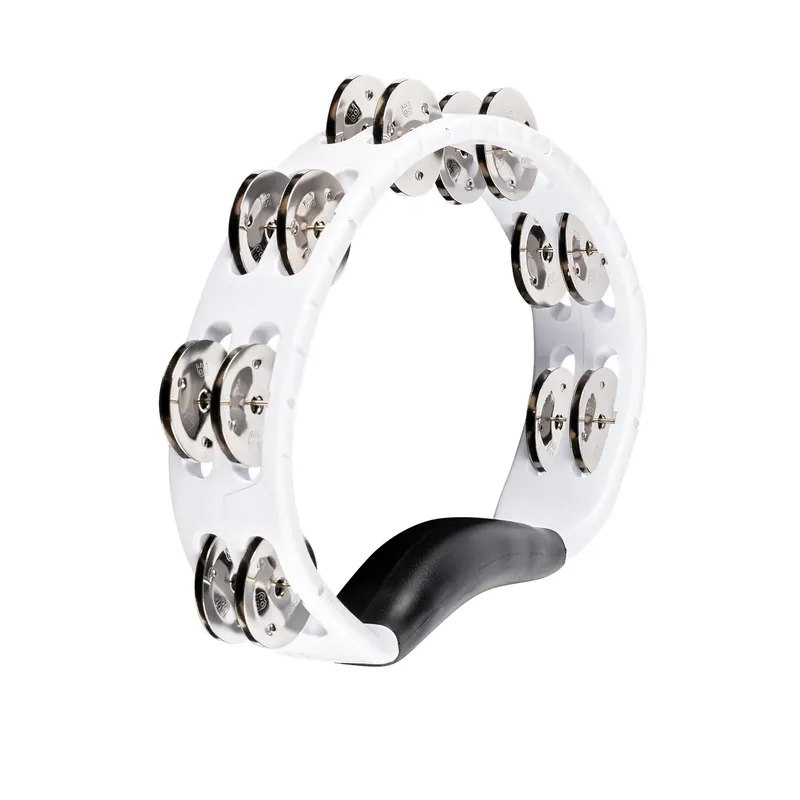 Tambourin Meinl Headliner Demi-Lune - 2 Rangs - Acier - White Marque