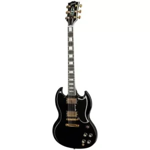 SG CUSTOM 2-PICKUP W/ EBONY FINGERBOARD GLOSS EBONY Offre Spéciale