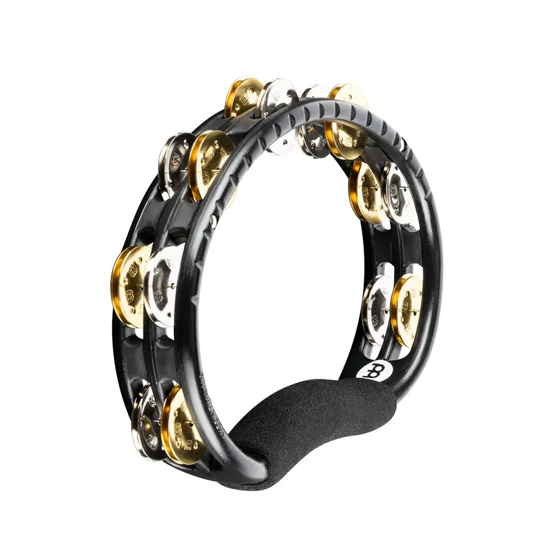 Tambourin Meinl Demi-Lune - 2 Rangs - Nickel/Cuivre - Black Marque