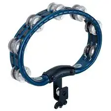 MEINL TMT2A-B Tambourin Demi-Lune 2 Rangs Alu Blue w/clamp Super Prix