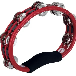 Offre Exclusive Tambourin Meinl Demi-Lune - 2 Rangs - Acier - Red